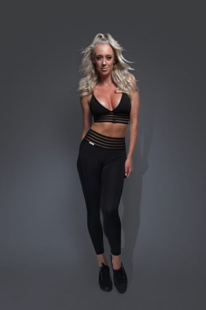 SCRUNCH BUM TIGHTS & BRA – BLACK