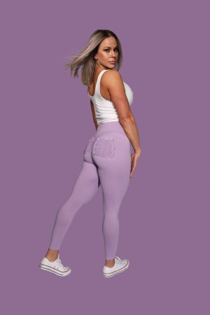 POCKET BOOTY SCRUNCH BUM TIGHTS – LAVENDER