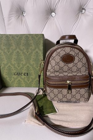 GG - BACKPACK CROSSBODY - BROWN