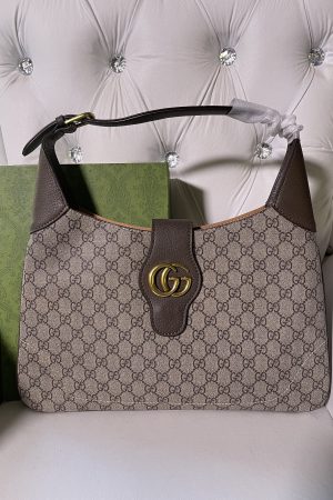 GG - APHRODITE SHOULDER BAG - BROWN